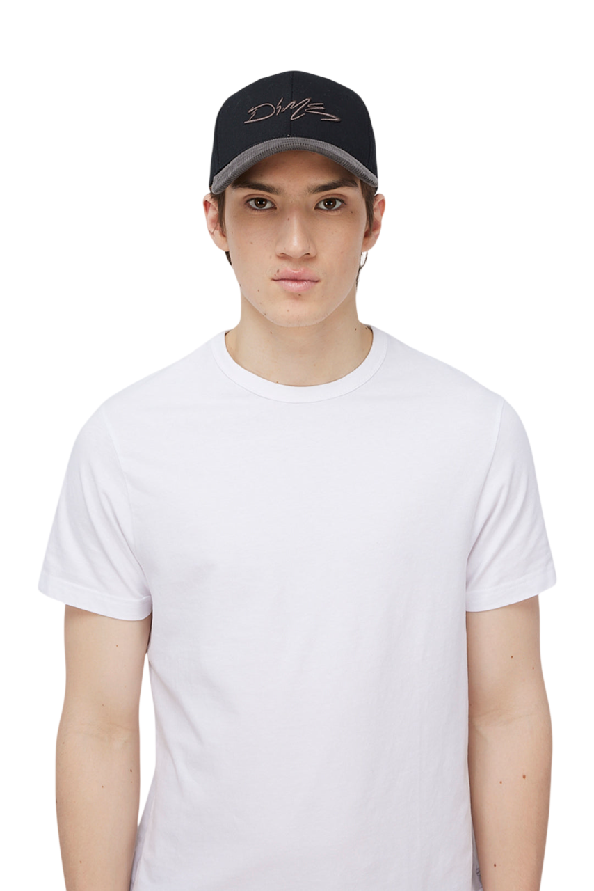 Scribble Full Fit Cap - Black