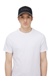 Scribble Full Fit Cap - Black