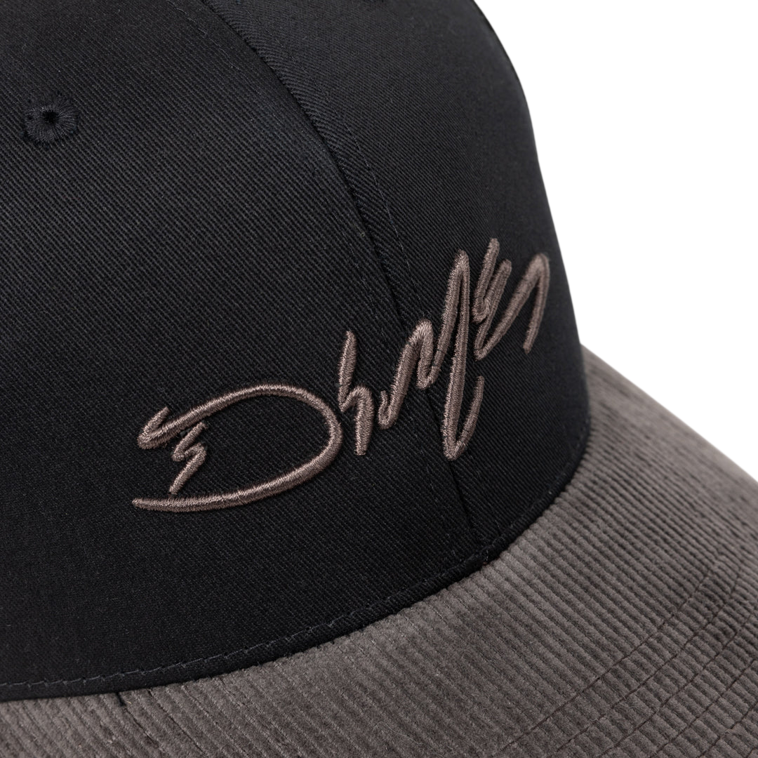 Scribble Full Fit Cap - Black