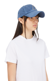 Waxed Worker Cap - Blue