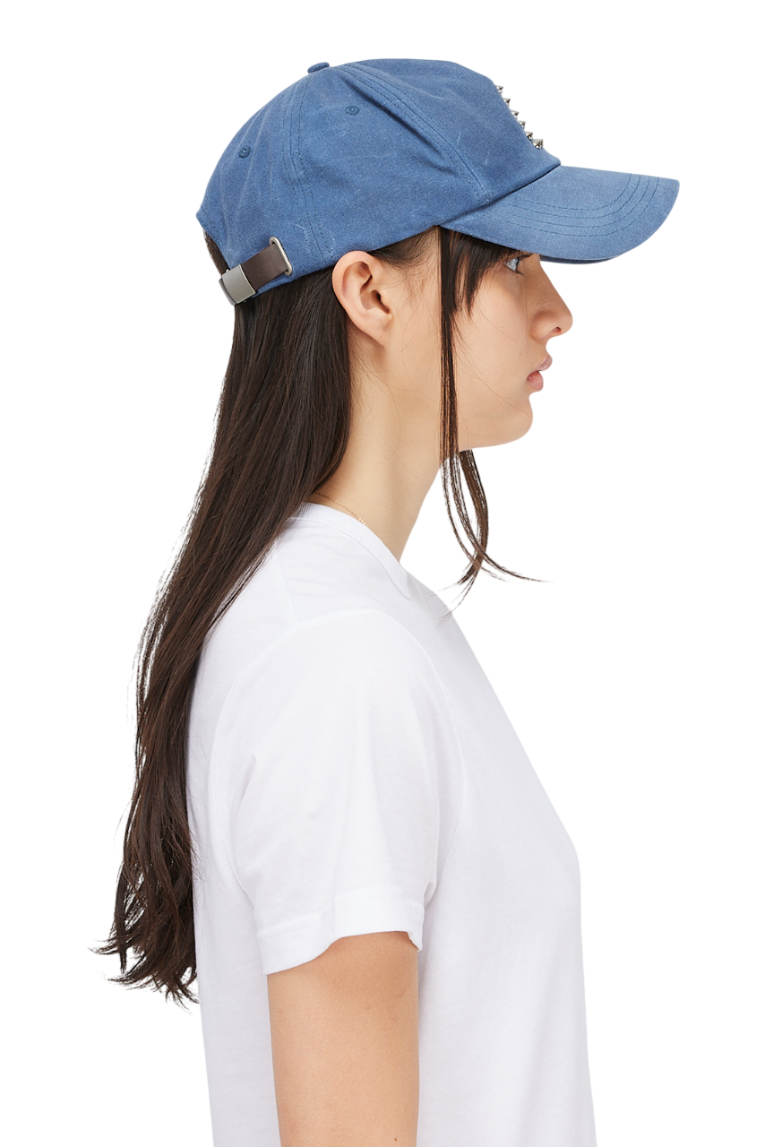 Waxed Worker Cap - Blue