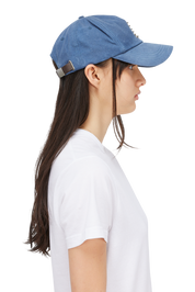 Waxed Worker Cap - Blue