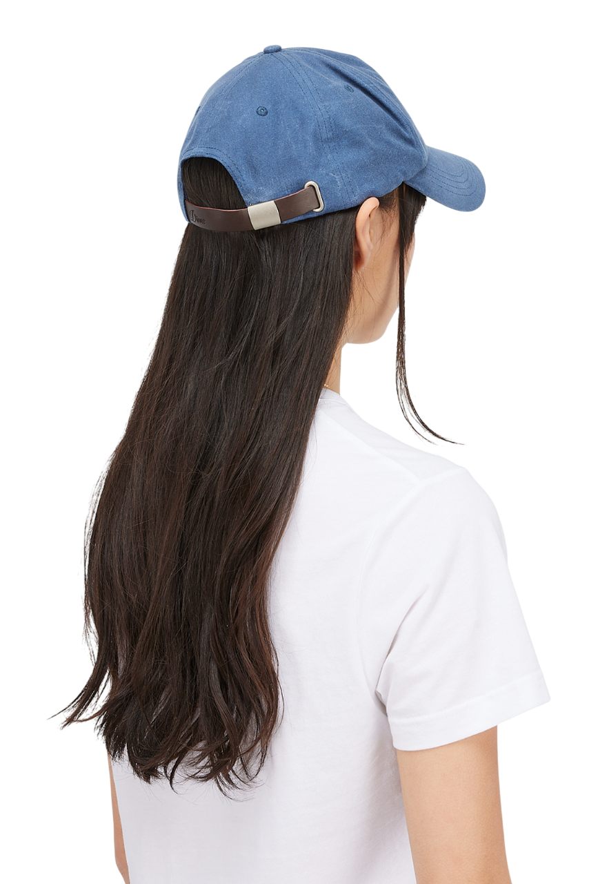 Waxed Worker Cap - Blue