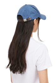 Waxed Worker Cap - Blue