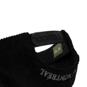 Cord Full Fit Casquette - Noir