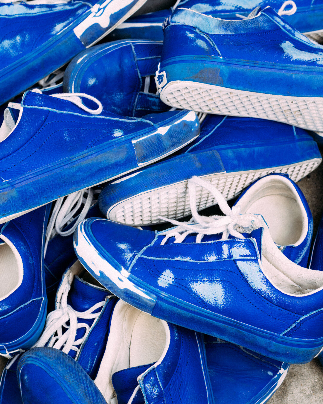 Skate Old Skool Ghillie - 2risers Navy/White