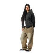 HDL Monogram Zip Hood - Washed Black