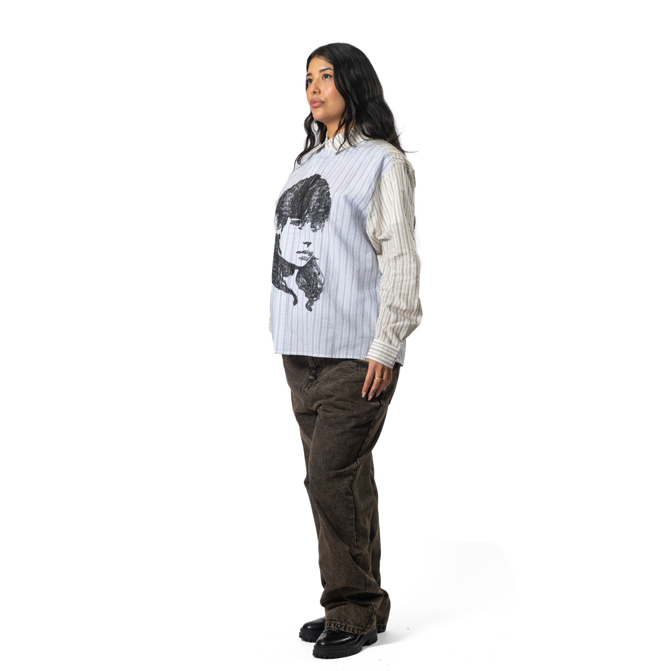 Merch Shirt - Stripe Seersucker