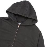 HDL Monogram Zip Hood - Washed Black