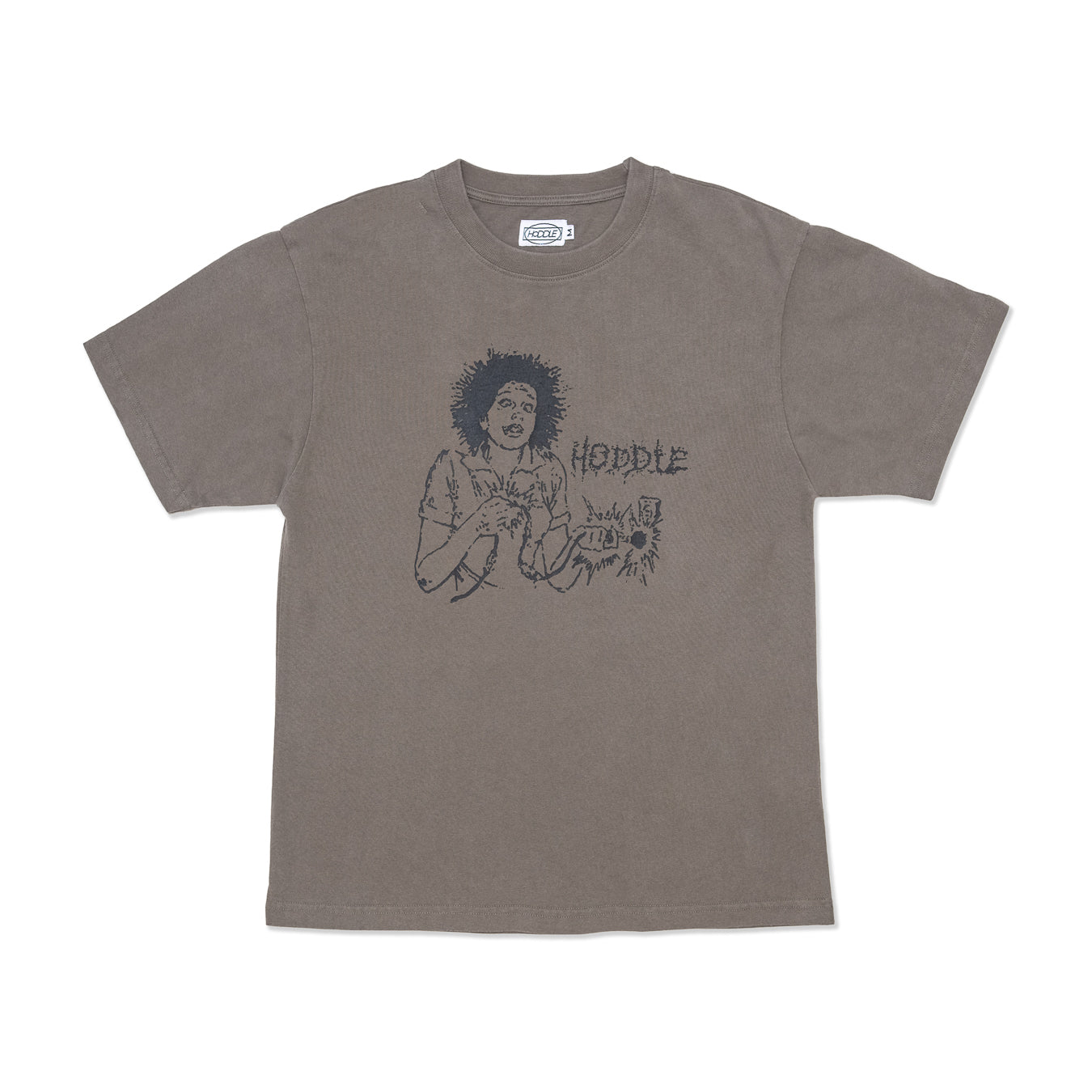 Hoddle Shock Tee - Faded Black