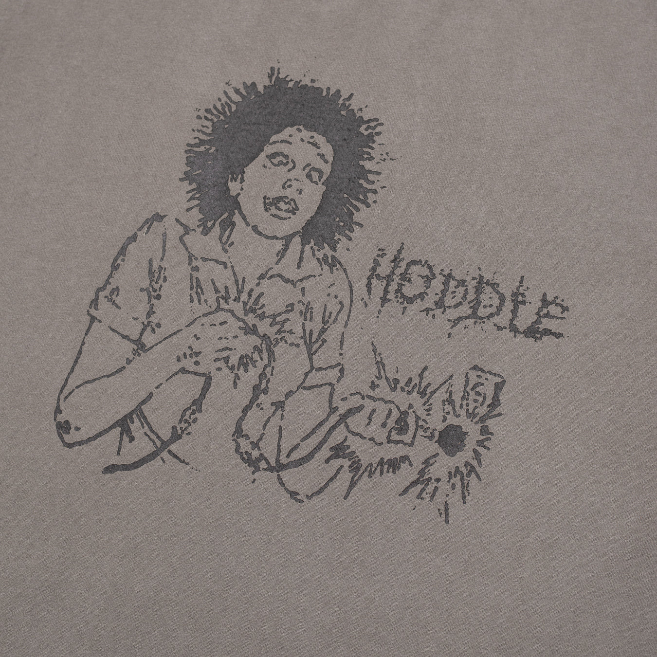 Hoddle Shock Tee - Faded Black