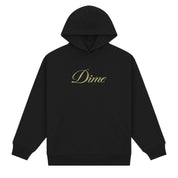 Sweat à capuche cursif - Noir