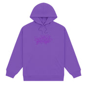 Sweat à capuche Glyph - Violet foncé