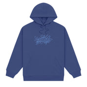 Sweat à capuche Glyph - Bleu nuit