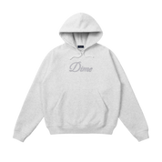 Sweat à Capuche Cursive - Gris Cendré