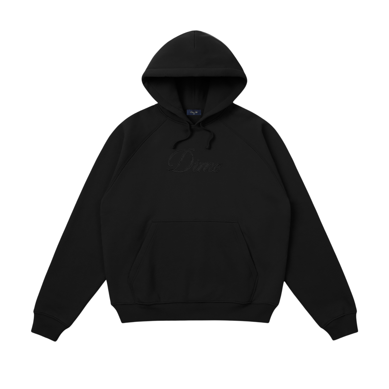 Sweat à Capuche Cursive - Noir
