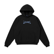 Finger Print Hoodie - Black
