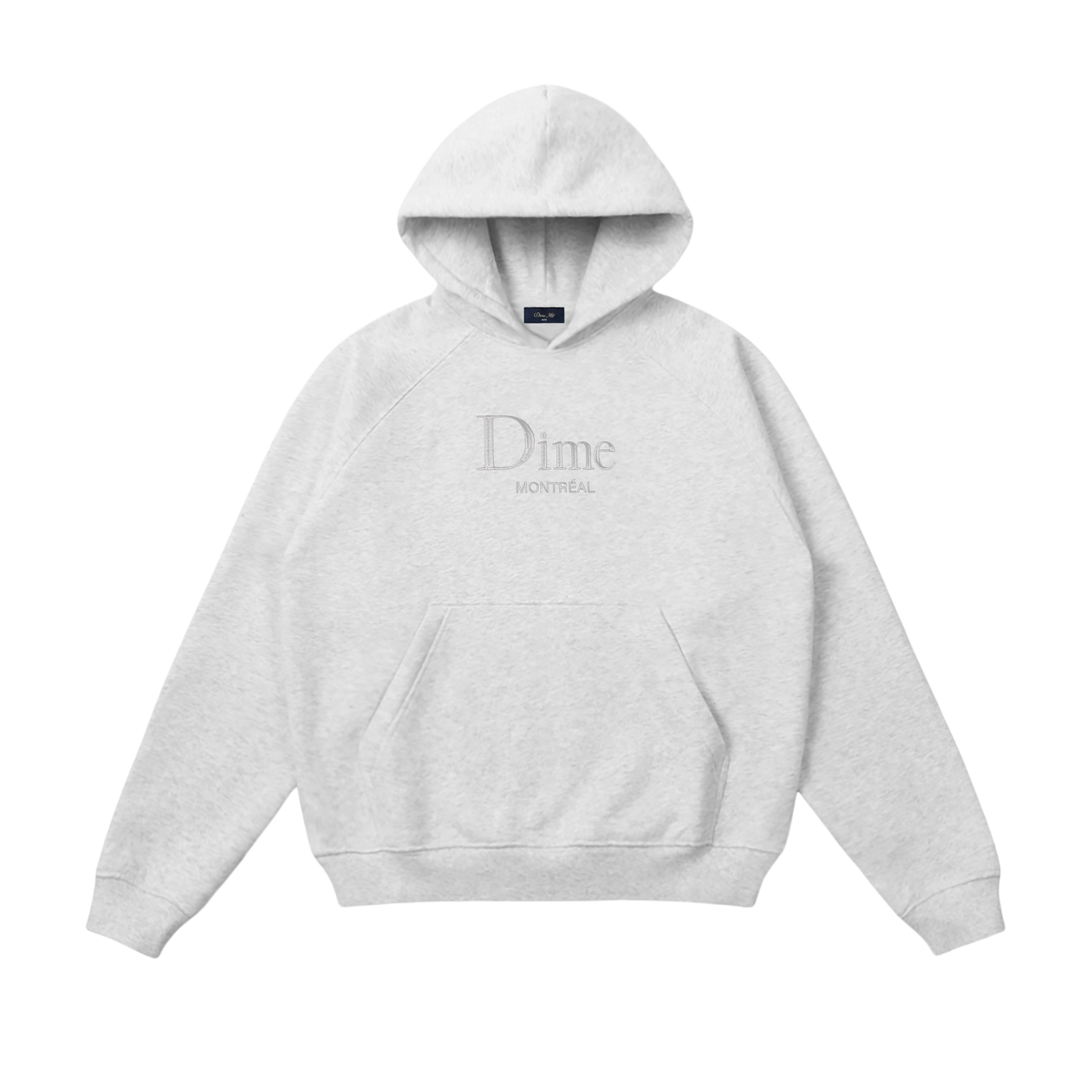Sweat à Capuche Classic Dime Mtl - Gris Cendré