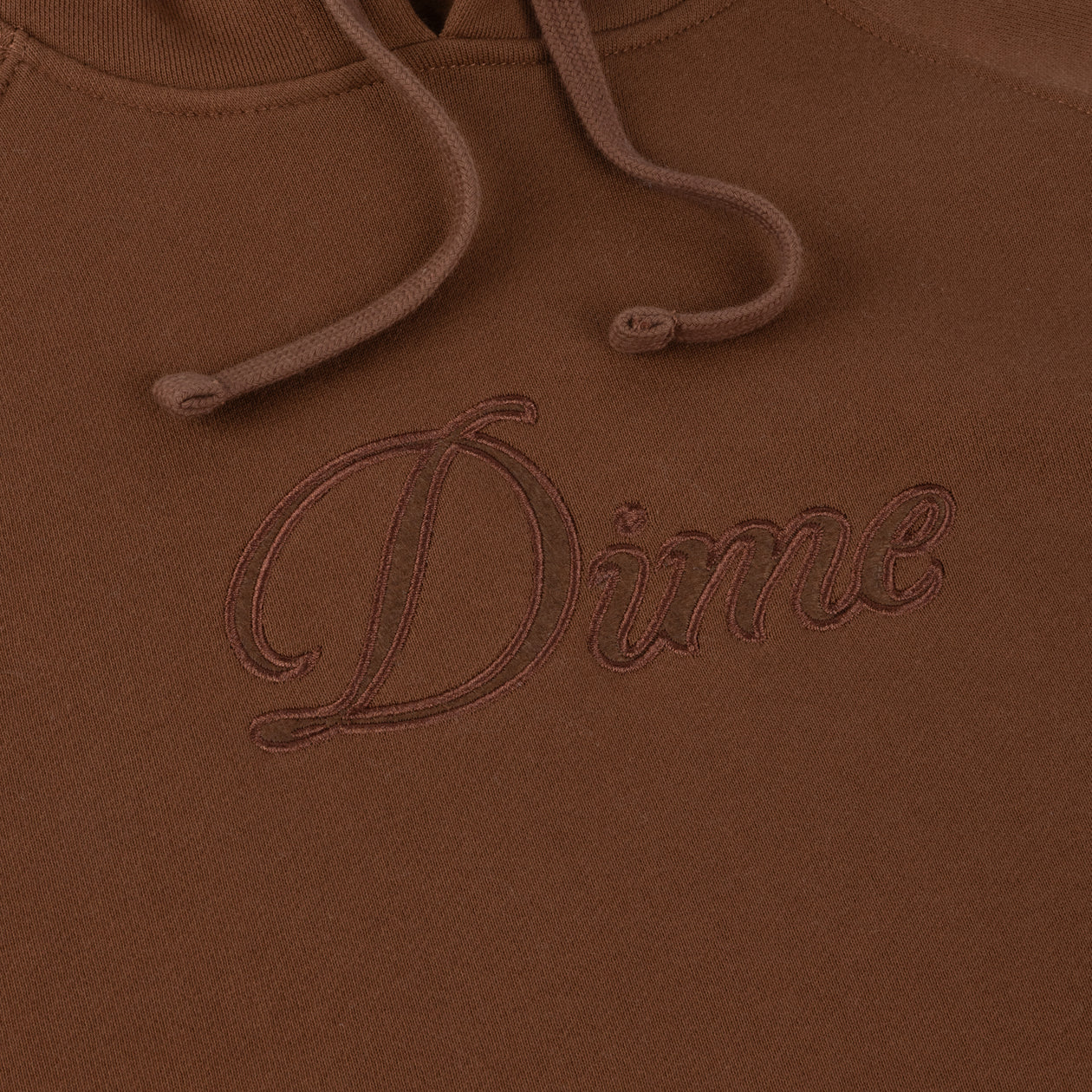 Hoodie Cursive Logo - Americano