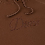 Hoodie Cursive Logo - Americano