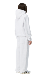 Cursive Small Logo Sweat à Capuche - Gris Cendré