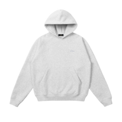 Cursive Small Logo Sweat à Capuche - Gris Cendré