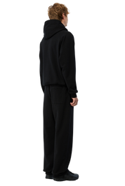 Cursive Small Logo Sweat à Capuche - Noir