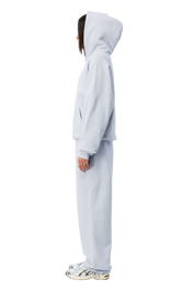 Cursive Small Logo Sweat à Capuche - Gris Lavande