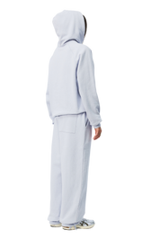 Cursive Small Logo Sweat à Capuche - Gris Lavande