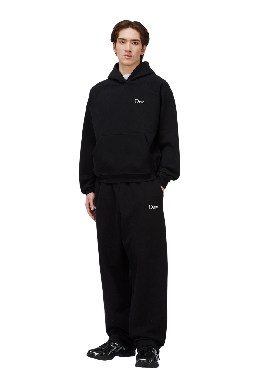 Classic Small Logo Hoodie - Black