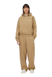 Classic Small Logo Hoodie - Tan
