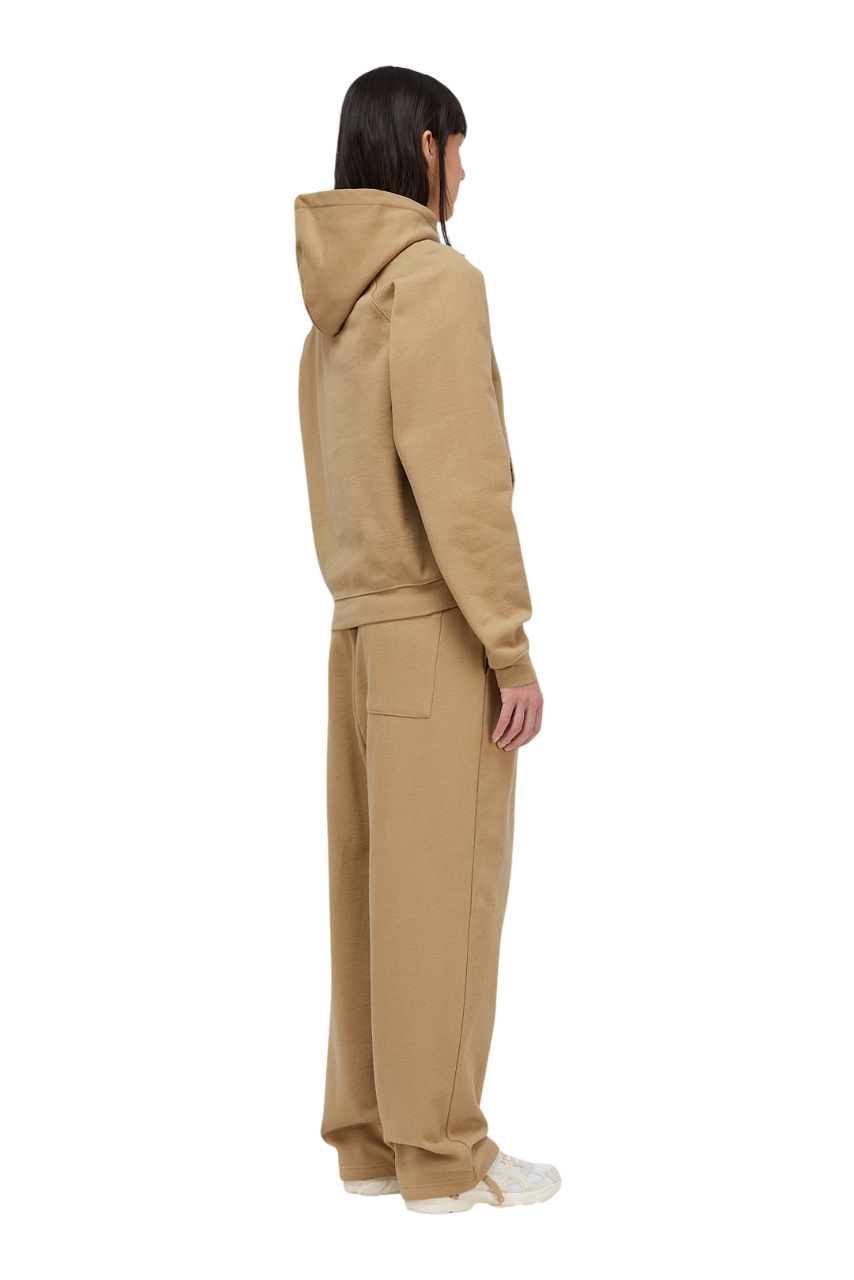 Classic Small Logo Hoodie - Tan