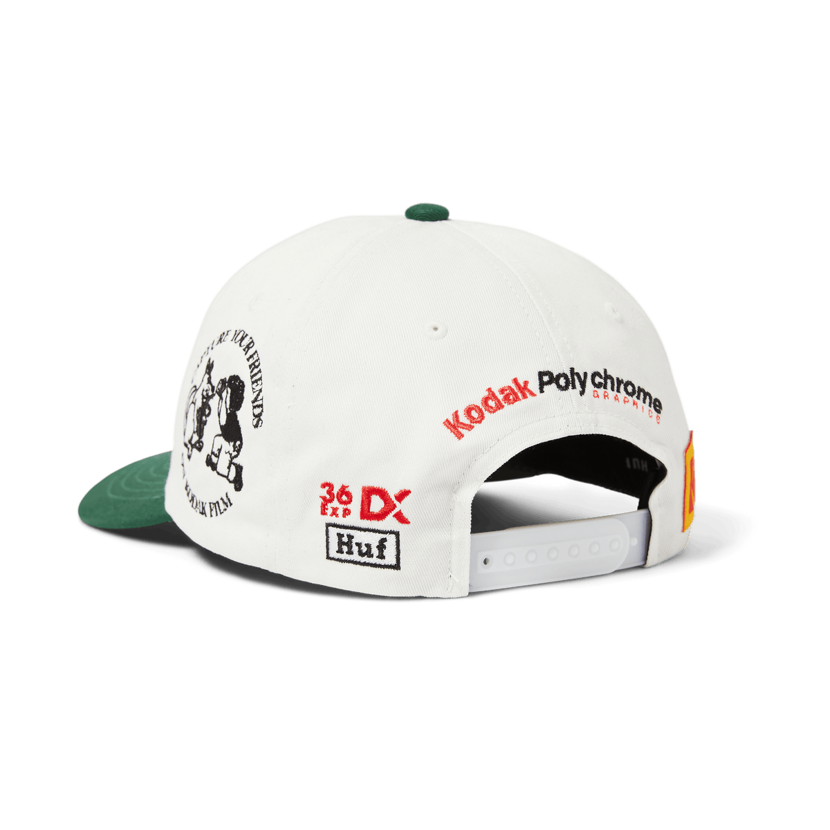 HUF x Kodak Snapback Hat - White