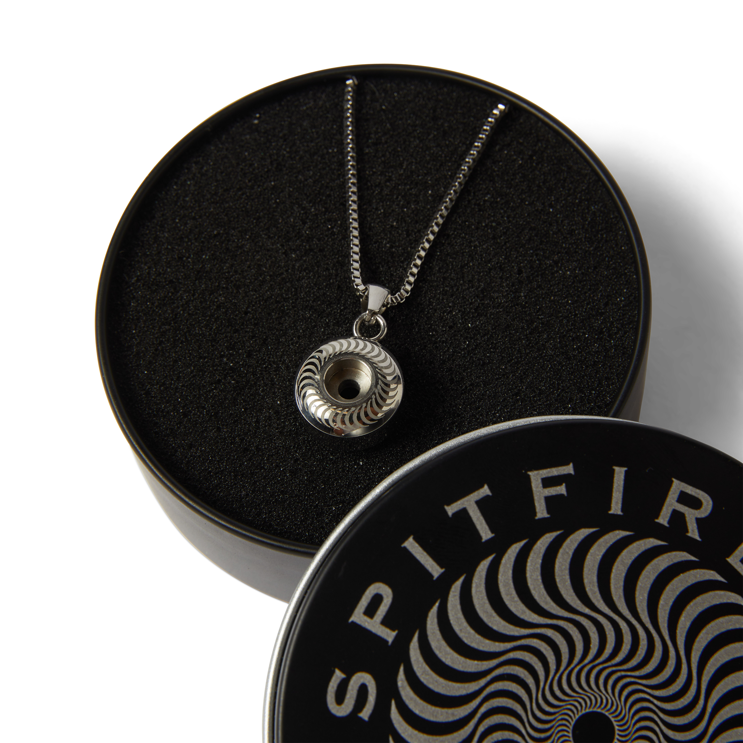 HUF x Spitfire Classic Pendant - Silver