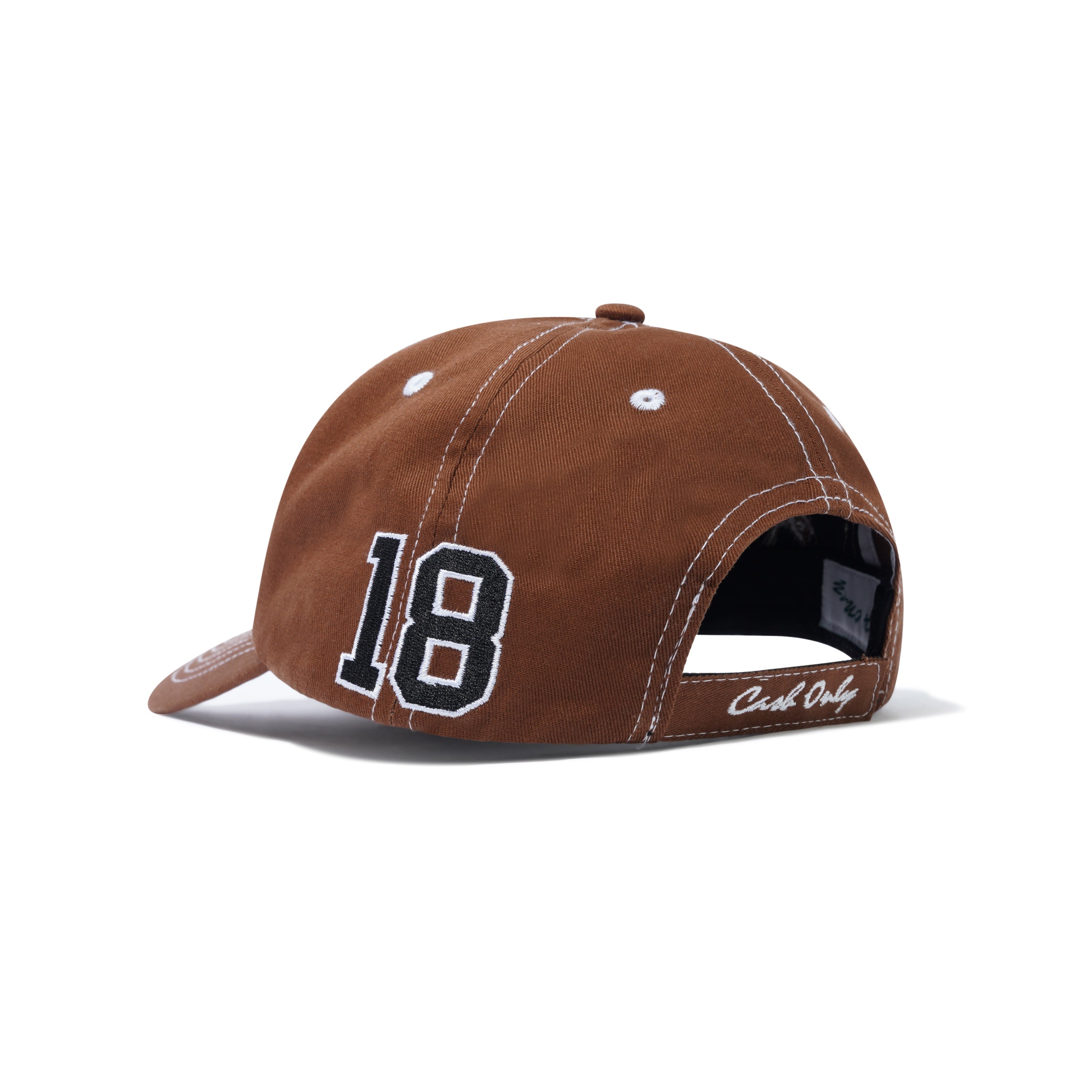 Cash Only Halftime 6 Panel Cap - Brown – Palm Isle Skateshop