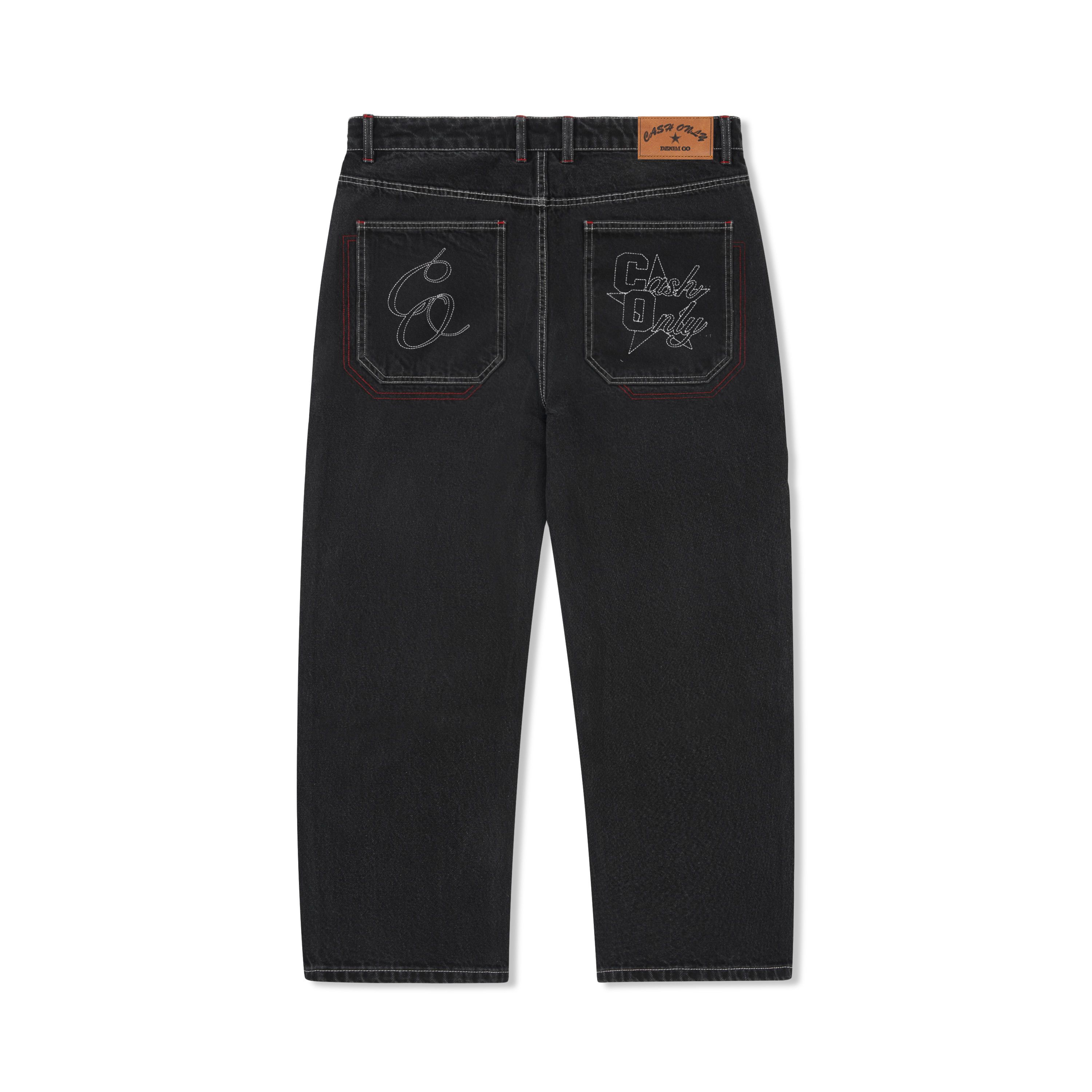 Halftime Denim Jeans - Distressed Black