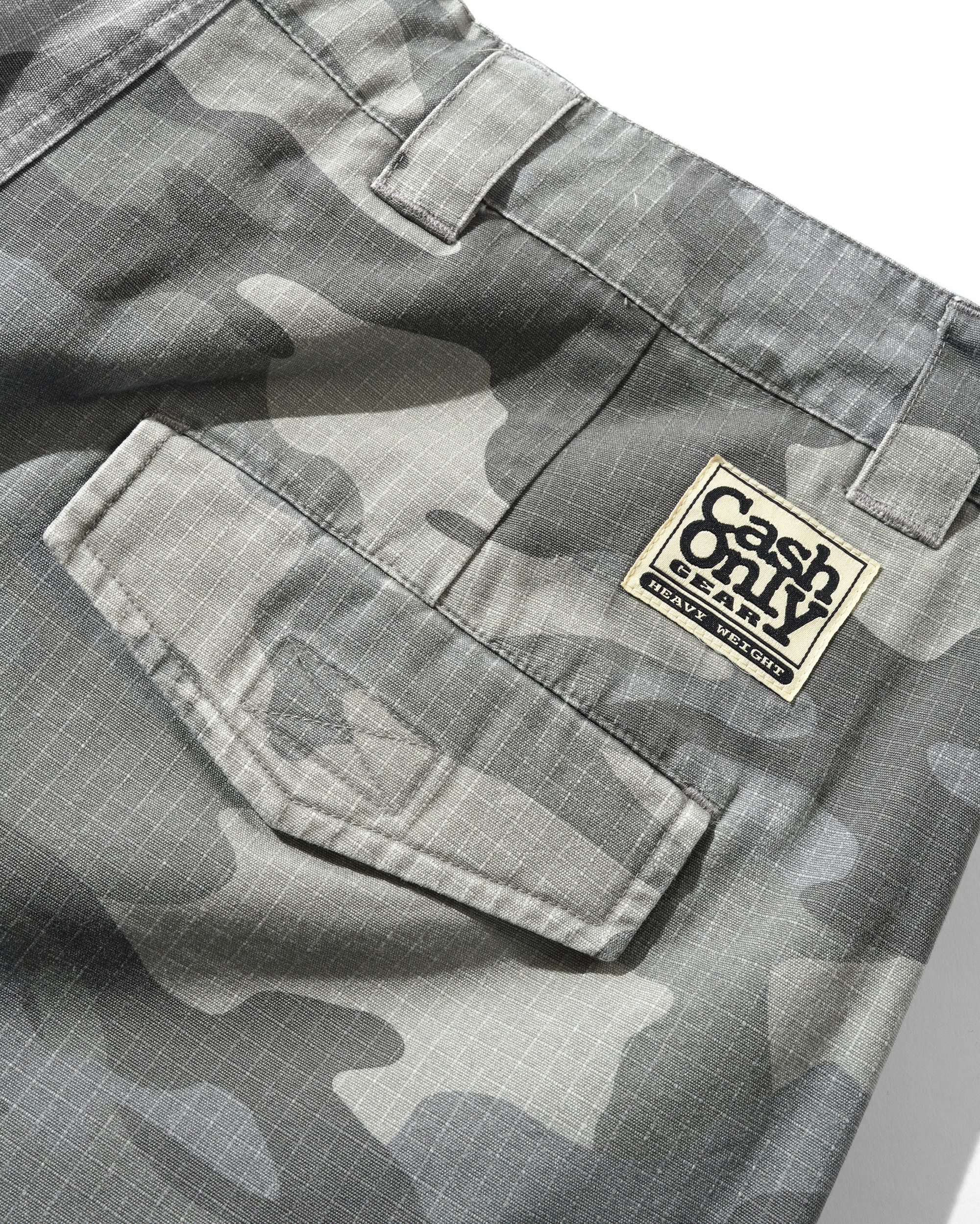 Halfway Shorts - Grey Camo Ripstop