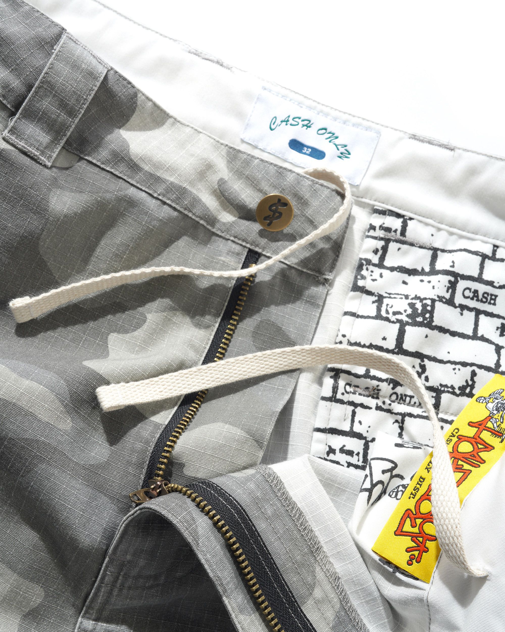 Halfway Shorts - Grey Camo Ripstop