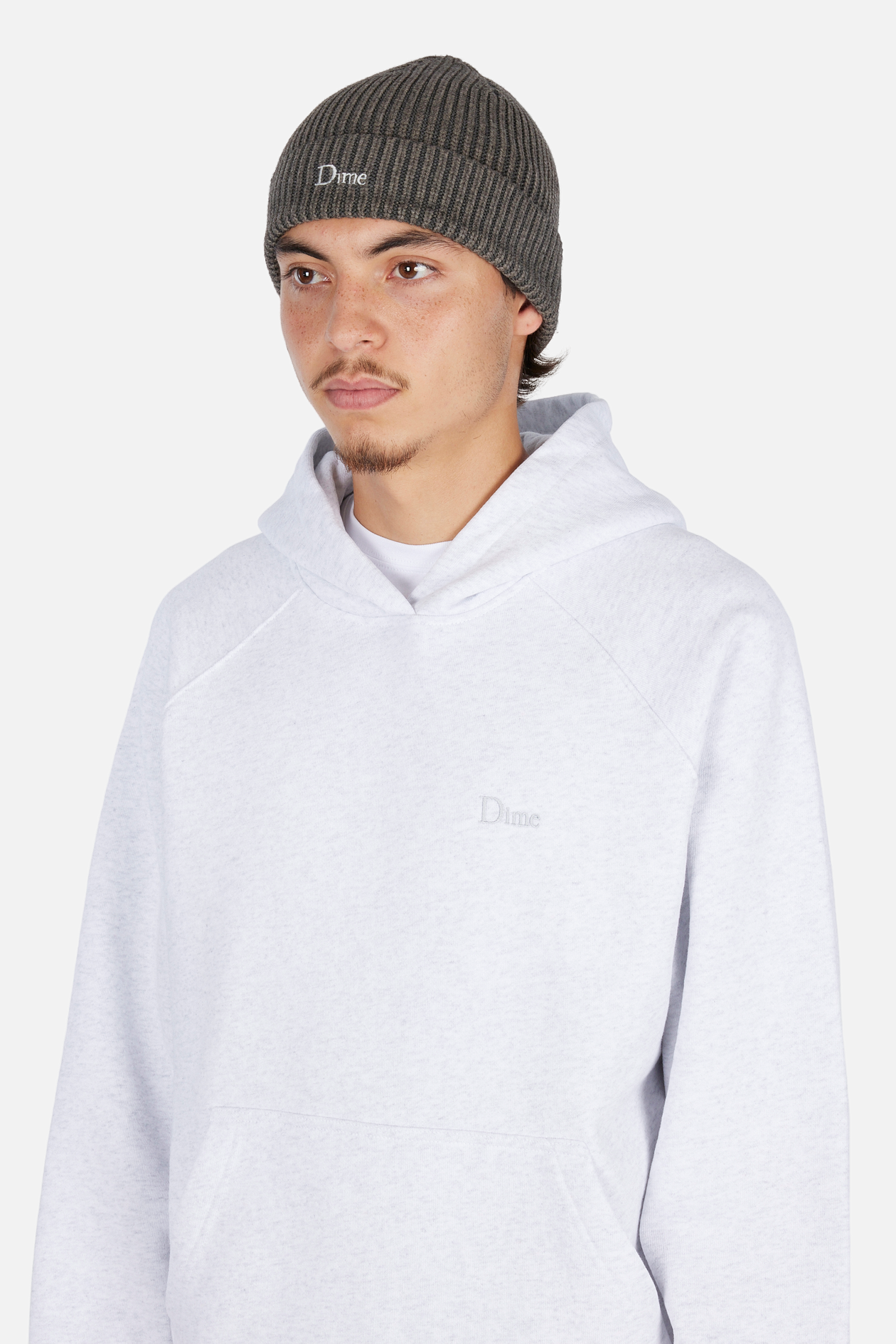 Rib Fold Beanie - Dark Gray