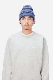 Tuque en Mohair à Rayures - Bleu
