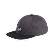 Hex Logo Snapback Hat - Dark Grey/Black