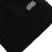 Hex Patch Cuff Beanie - Black