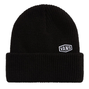 Hex Patch Cuff Beanie - Black