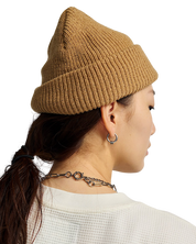 Hex Patch Cuff Tuque - Taupe Chaleureux