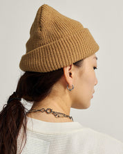 Hex Patch Cuff Tuque - Taupe Chaleureux