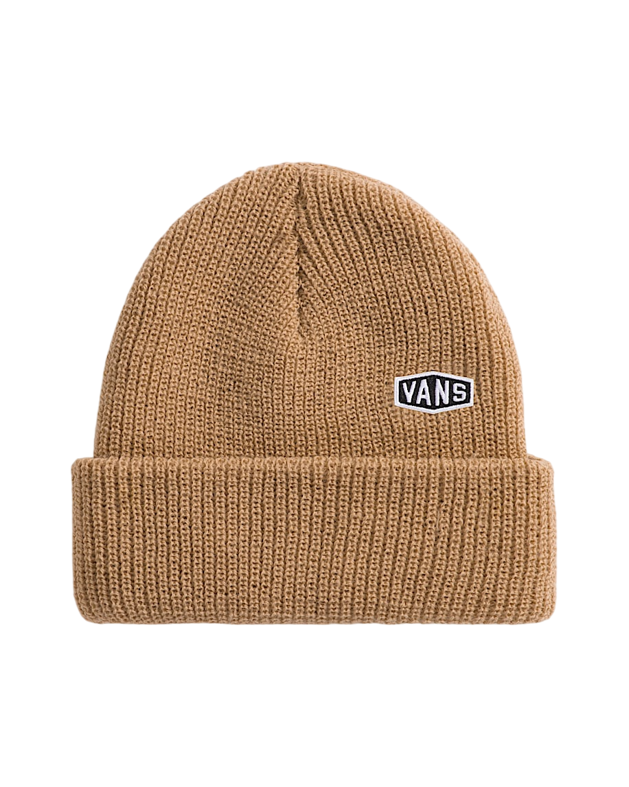 Hex Patch Cuff Tuque - Taupe Chaleureux