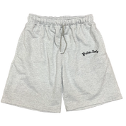 Arch Embroidered French Terry Shorts - Grey