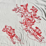 T-Shirt Dogs - Blanc Cassé
