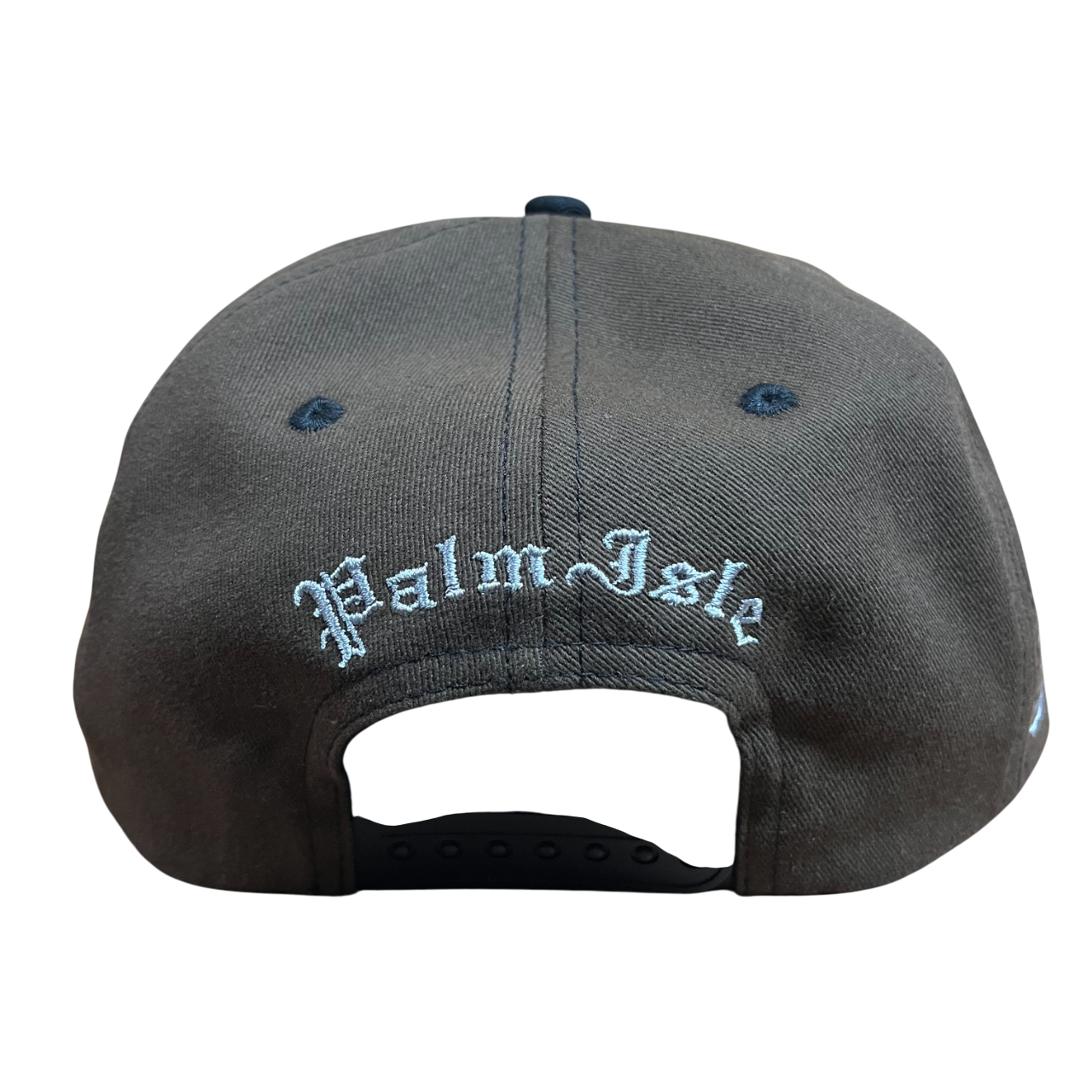 Stamp 5 Panel Snapback Cap - Brown/Black