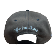 Stamp 5 Panel Snapback Cap - Brown/Black